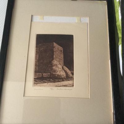 1006 Anne Marie Santiago Framed Art Lot