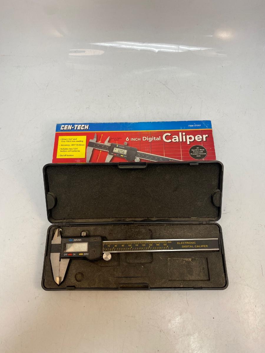 Harbor Freight Tools CenTech 6" Digital Caliper with Case