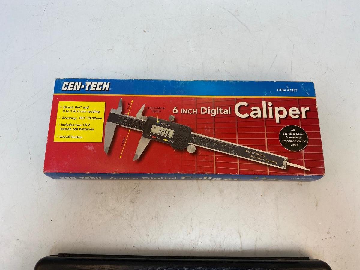 Harbor Freight Tools CenTech 6" Digital Caliper with Case