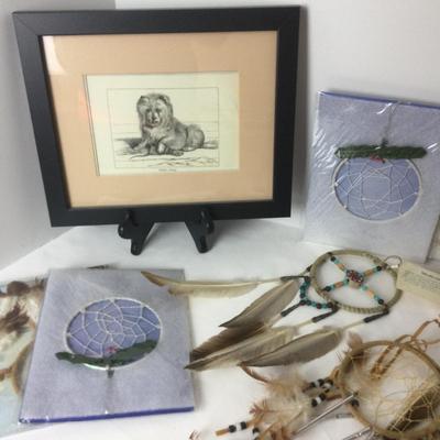 1008 Dream Catcher Lot Vixen Dog Art