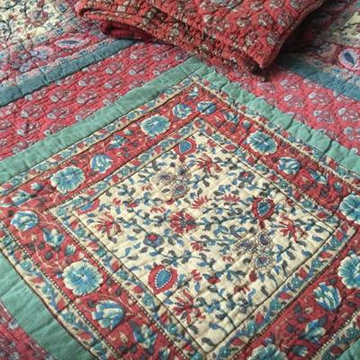 1009 Prairie Lane Paisley King Bed Spread & Shams