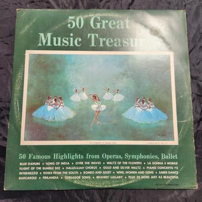 50 Great Music Treasures Record