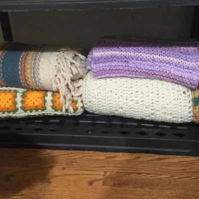 1014 Vintage Afghan Lot