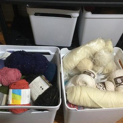 1023 Sugar Cream Cotton Yarn Lot