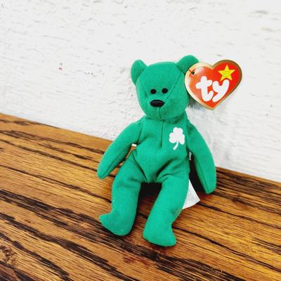 TY TEENIE BABY - ERIN ST PATRICKS BEAR