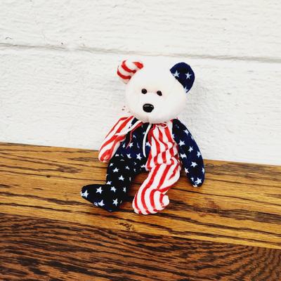 TY BEENIE BABY SPANGLE BEAR