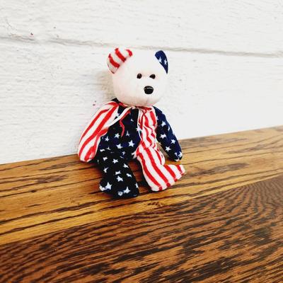 TY BEENIE BABY SPANGLE BEAR