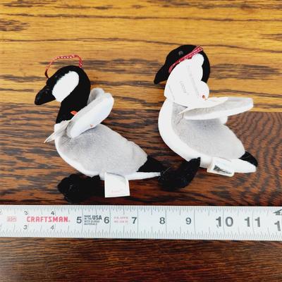 TY BEENIE BABIES - LOOSY THE GOOSE DUO