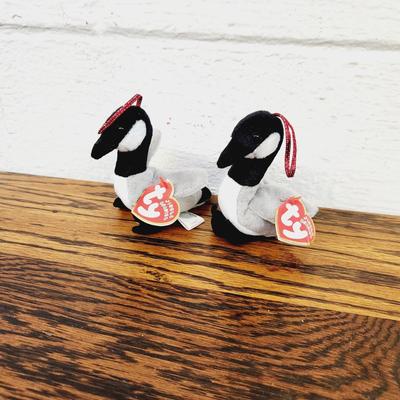 TY BEENIE BABIES - LOOSY THE GOOSE DUO