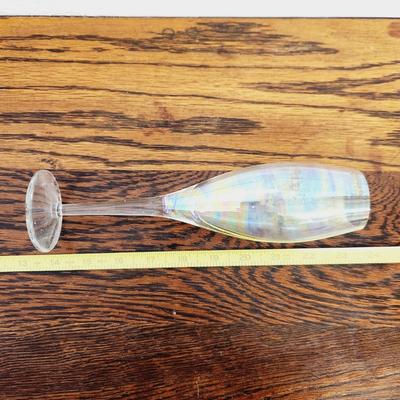IRIDESCENT CHAMPAGNE FLUTE DUO