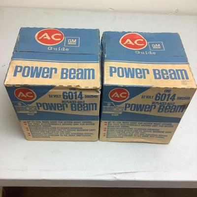 207 GM Power Beam Headlights/Guide 1955 Chevy BelAir *Never Opened