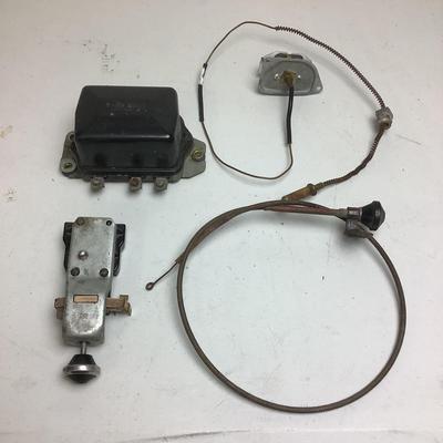 220 1955-57 Chevrolet Voltage Regulator, Headlight Switches