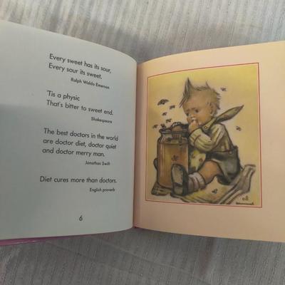 1983 THE HUMMEL GET WELL BOOK W/ AUTHENTIC HUMMEL PICTURES