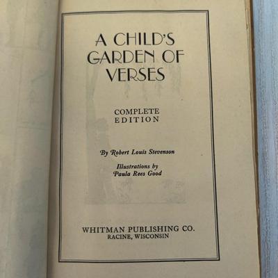 1931 A CHILD'S GARDEN OF VERSES by ROBERT LOUIS STEVENSON