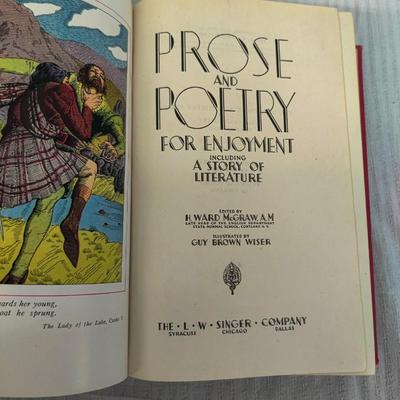 1935 PROSE AND POETRY FOR ENJOYMENT