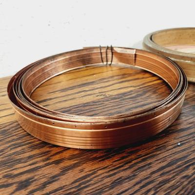 COPPER & BRONZE METAL SPRING WEATHER STRIPPING