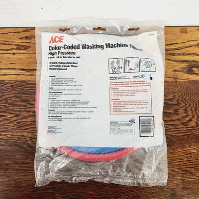 COLOR CODED WASHING MACHINE HOSES NEW