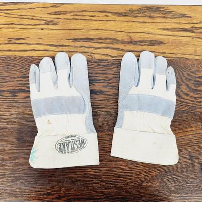 LEATHER & COTTON WESTLAKE WORK GLOVES