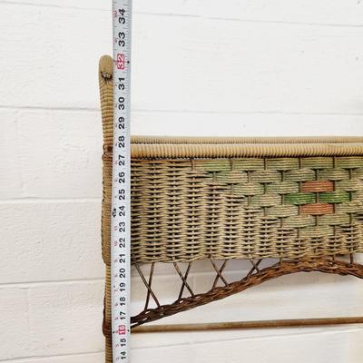 FANTASTIC VINTAGE WOVEN (WITH METAL INSERT) PLANTER