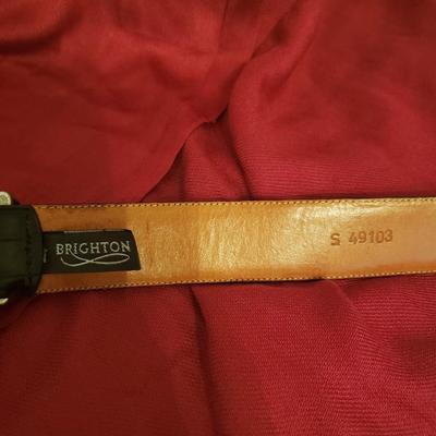 Lot of 3 Vintage Brighton Leather Belts