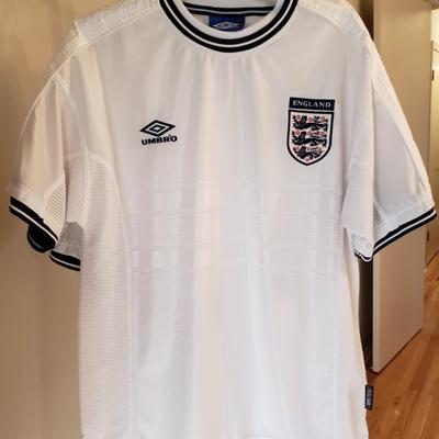 TWO Umbro soccer jerseys - England - NEW
