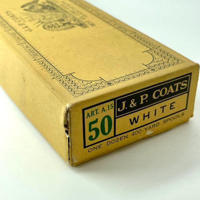 Vintage Box With  Thread