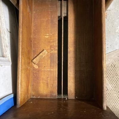 Vintage wooden file cabinet