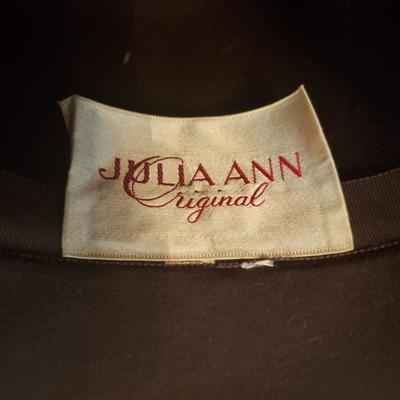Vintage 1960s cloche mink hat by Julia Ann