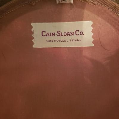 Cain-Sloan Co. Vintage Mink pillbox hat with original box