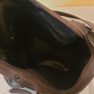Marco Avane Taupe leather hobo bag.