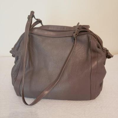 Marco Avane Taupe leather hobo bag.