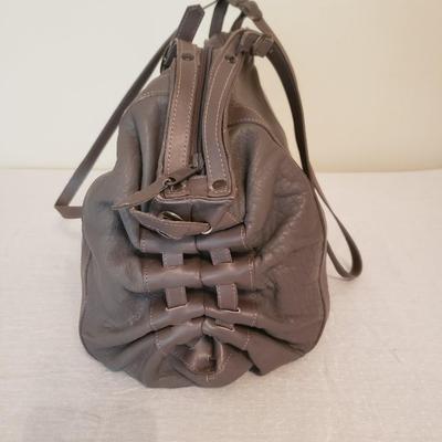Marco Avane Taupe leather hobo bag.