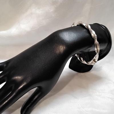 Vintage Twisty 925 Clasp Bracelet