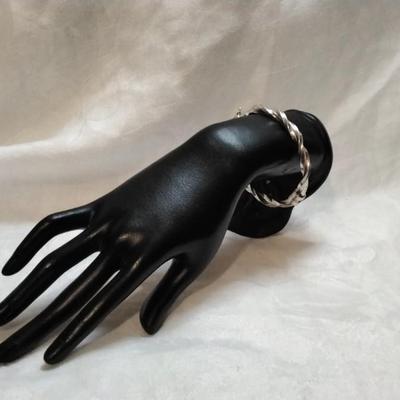 Vintage Twisty 925 Clasp Bracelet