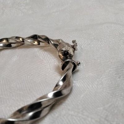 Vintage Twisty 925 Clasp Bracelet