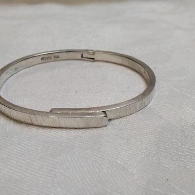 Brushed Mexico 925 Bracelet Slide Hinge
