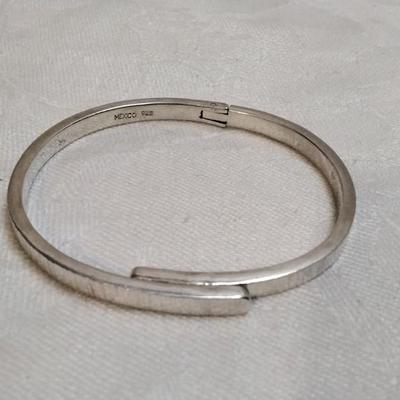 Brushed Mexico 925 Bracelet Slide Hinge