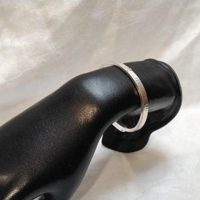 Brushed Mexico 925 Bracelet Slide Hinge