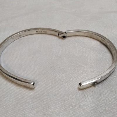 Brushed Mexico 925 Bracelet Slide Hinge