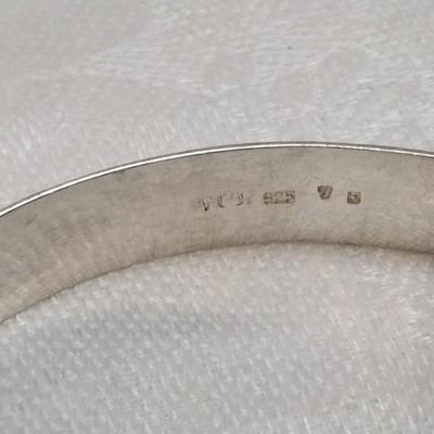 Vintage Zuni 925 Panel Cuff Bracelet