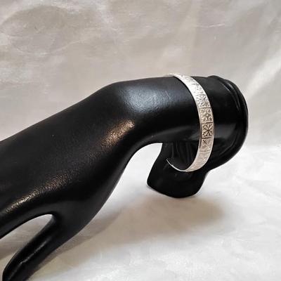 Vintage Zuni 925 Panel Cuff Bracelet