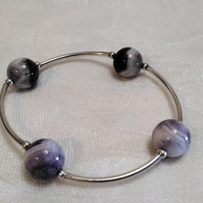 Amethyst 925 Blessing Bracelet