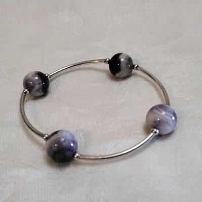Amethyst 925 Blessing Bracelet