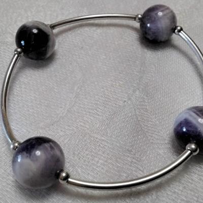 Amethyst 925 Blessing Bracelet