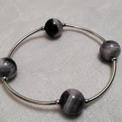 Amethyst 925 Blessing Bracelet
