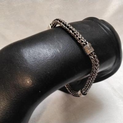 7" Braided 925 Bracelet
