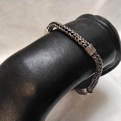 7" Braided 925 Bracelet