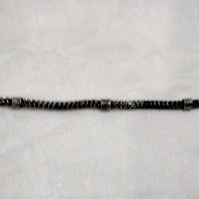 7" Braided 925 Bracelet