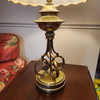 Heavy Metal Brass Table Lamp 36