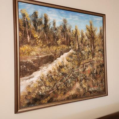 Framed Oil Art 32x30